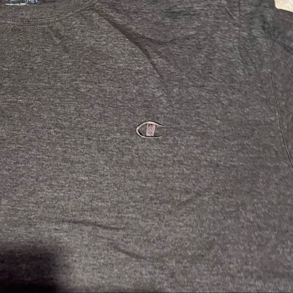 CHAMPION GRAY SHORT SLEEVE SHIRT - Picture 2 of 4